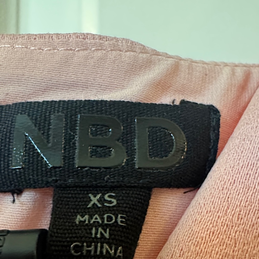 NBD Blush Asymmetrical Wrap Dress - Picture 5 of 5